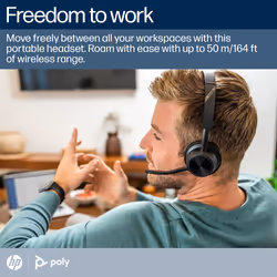 POLY Voyager 4320-M Microsoft Teams Certified Headset +BT700 dongle +Charging Stand - Additional view 4