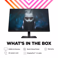 OMEN by HP 23.8 inch FHD 165Hz Gaming Monitor - OMEN 24 - Additional view 5