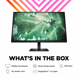 OMEN by HP 27 inch QHD 165Hz Gaming Monitor - OMEN 27q - Additional view 6