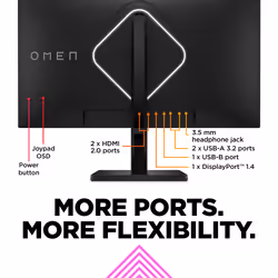 OMEN by HP 27 inch QHD 240Hz Gaming Monitor - OMEN 27qs - Additional view 4