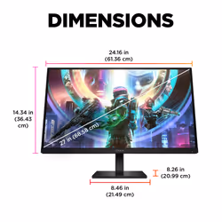 OMEN by HP 27 inch QHD 240Hz Gaming Monitor - OMEN 27qs - Additional view 6