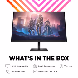 OMEN by HP 31.5 inch QHD 165Hz Gaming Monitor - OMEN 32q - Additional view 6