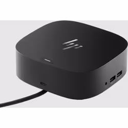 HP USB-C G5 Essential Dock, Wired, USB 3.2 Gen 1 (3.1 Gen 1) Type-C, 65 W, 10,100,1000 Mbit/s, Black, Kensington