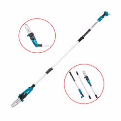 Makita DUA200Z 18V LXT 200mm Telescopic Extension Pole Saw + Extension - Bare