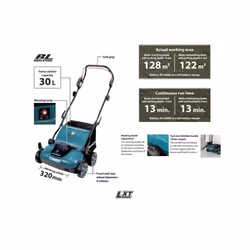 Makita DUV320Z Cordless Brushless LXT 18V Scarifier 32cm - Bare Unit