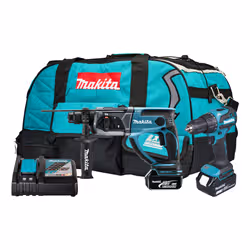 Makita 18V LXT COMBI & SDS+ DRILL 2 X 5AH - Additional view 2