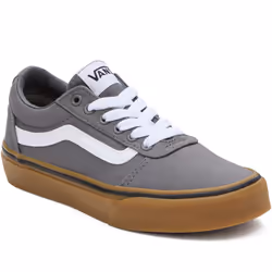 Vans Kids Ward Canvas Low Rise Trainers Sneakers Shoes - Pewter - 11K UK, Pewter