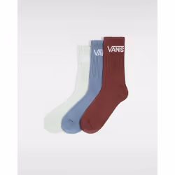 Vans Boys Classic Crew Socks 3 Pack Copen Blue - UK 13.5 - 5