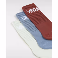 Vans Boys Classic Crew Socks 3 Pack Copen Blue - UK 13.5 - 5