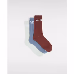 Vans Boys Classic Crew Socks 3 Pack Copen Blue - UK 9.5 - 13