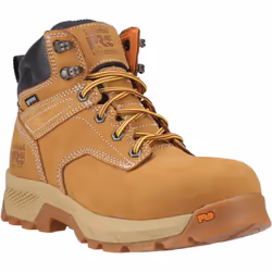 ) Timberland Pro Titan 6" Leather Women's Wheat Safety Boots - Brown, 6 (Adults'