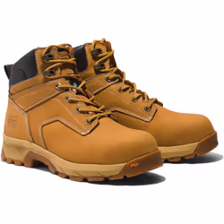 ) Timberland Pro Titan 6" Leather Women's Wheat Safety Boots - Brown, 6 (Adults'