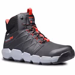 ) Timberland Pro Morphix 6" Leather Black/Red Safety Boots - Black, 9 (Adults'