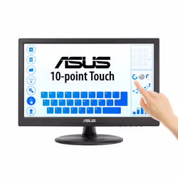 ASUS Touch VT169HE computer monitor 39.6 cm (15.6") 1920 x 1080 pixels Full HD LED Touchscreen Tabletop Black - Additional view 5