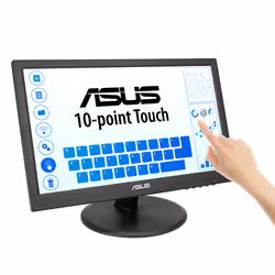 ASUS Touch VT169HE computer monitor 39.6 cm (15.6") 1920 x 1080 pixels Full HD LED Touchscreen Tabletop Black - Additional view 6