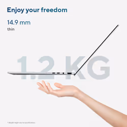ASUS Zenbook 14 OLED UX3405CA-QL104W Intel Core Ultra 9 285H Laptop 35.6 cm (14") Touchscreen WUXGA 32 GB LPDDR5x-SDRAM 1 TB SSD Wi-Fi 7 (802.11be) Windows 11 Home Blue - Additional view 7