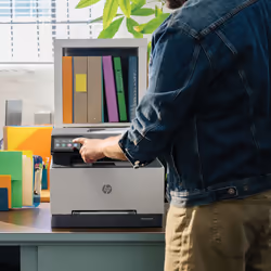 HP Color LaserJet Pro MFP 3302sdw, Color, Printer for Small medium business, Print, copy, scan, Wireless; Print from phone or tablet; Automatic document feeder; Two-sided printing; Scan to email; Scan to PDF; Front USB flash drive port; Touchscreen; TerraJet cartridge