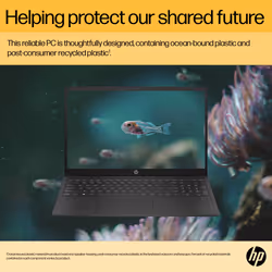 HP 15-fc0018na AMD Ryzen™ 3 7320U Laptop 39.6 cm (15.6") Full HD 4 GB LPDDR5-SDRAM 128 GB SSD Wi-Fi 6 (802.11ax) Windows 11 Home in S mode Black - Additional view 7
