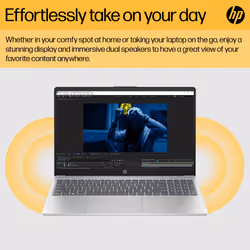 HP 15-fc0017na AMD Ryzen™ 5 7520U Laptop 39.6 cm (15.6") Full HD 8 GB LPDDR5-SDRAM 256 GB SSD Wi-Fi 6 (802.11ax) Windows 11 Home Black - Additional view 7