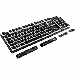 HP HyperX Pudding Keycaps 2 - Full Key Set - PBT - Black (US Layout)