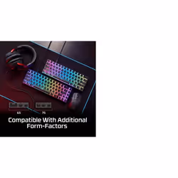 HP HyperX Pudding Keycaps 2 - Full Key Set - PBT - Black (US Layout) - Additional view 8