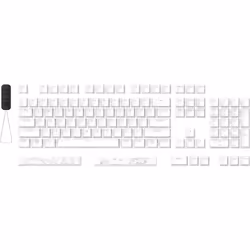 HP HyperX Pudding Keycaps 2 - Full Key Set - PBT - White (US Layout)
