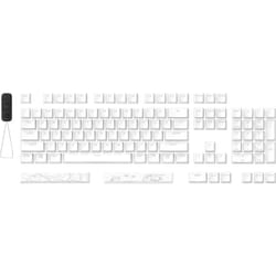 HP HyperX Pudding Keycaps 2 - Full Key Set - PBT - White (US Layout)