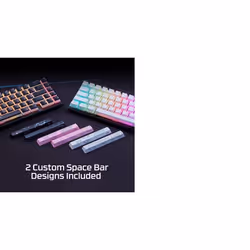 HP HyperX Pudding Keycaps 2 - Full Key Set - PBT - White (US Layout) - Additional view 4
