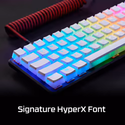 HP HyperX Pudding Keycaps 2 - Full Key Set - PBT - White (US Layout) - Additional view 6