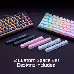 HP HyperX Pudding Keycaps 2 - Full Key Set - PBT - White (US Layout) - Additional view 7