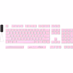HP HyperX Pudding Keycaps 2 - Full Key Set - PBT - Pink (US Layout)