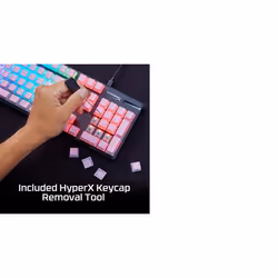 HP HyperX Pudding Keycaps 2 - Full Key Set - PBT - Pink (US Layout) - Additional view 7