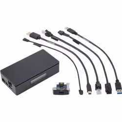 HP 7K6E4AA, RJ-45, Mini DisplayPort, RJ-45, USB 3.2 Gen 1 (3.1 Gen 1), Black, 0 - 50 °C, 130 mm, 70 mm