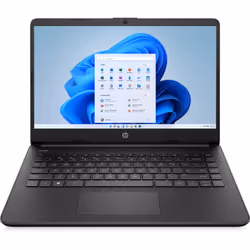 HP 14s-dq0518na, Intel® Celeron®, 1.1 GHz, 35.6 cm (14"), 1366 x 768 pixels, 4 GB, 128 GB