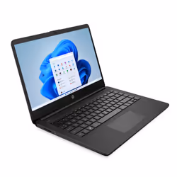 HP 14s-dq0518na Intel® Celeron® N4120 Laptop 35.6 cm (14") HD 4 GB DDR4-SDRAM 128 GB SSD Wi-Fi 5 (802.11ac) Windows 11 Home in S mode Black