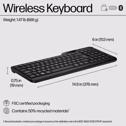 HP 475 Dual-Mode Wireless Keyboard - Additional view 8