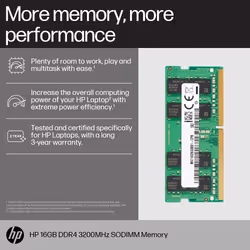 HP 16GB DDR4 3200 SODIMM Memory memory module 3200 MHz - Additional view 7