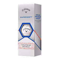 Callaway Golf Unisex 2024 Supersoft Splatter 12 Pack Distance Golf Balls