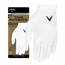 Callaway Golf Tour Authentic Glove (Standard Small White Worn on Left Hand)