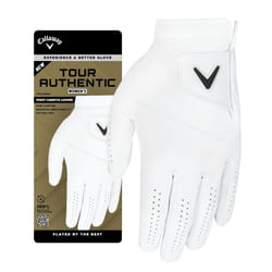 Callaway Golf Tour Authentic Glove (Ladies  Small  White  Worn on Left Hand)