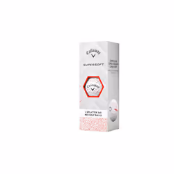 Golf Supersoft Golf Ball 2025, Splatter Red