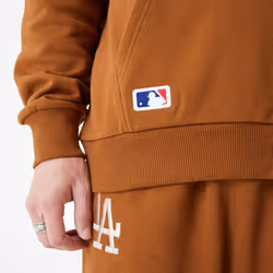 New Era Mens League Essential Crew Neck OS Hoody ~ LA Dodgers brown - XL