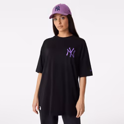 New Era Mens League Essential SS Crew Neck OS T-Shirt ~ New York Yankees black - XL