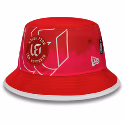 Welsh Fire The Hundred New Era All Over Print Bucket Hat - Red, Medium