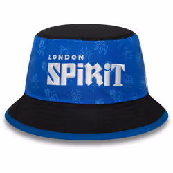 London Spirit The Hundred New Era All Over Print Bucket Hat - Blue/Black, Large