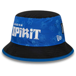 London Spirit The Hundred New Era All Over Print Bucket Hat - Blue/Black, Medium