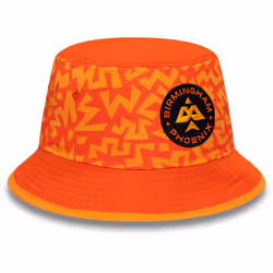 Birmingham Phoenix The Hundred New Era All Over Print Bucket Hat - Orange, Large
