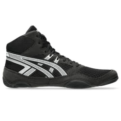 ASICS Men's Snapdown 4 Wrestling Shoe  15  Black/White