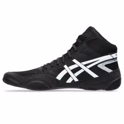 ASICS Men's Snapdown 4 Wrestling Shoe  15  Black/White