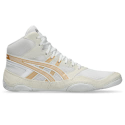 ASICS Men's Snapdown 4 Wrestling Shoe  15  White/Pure Gold